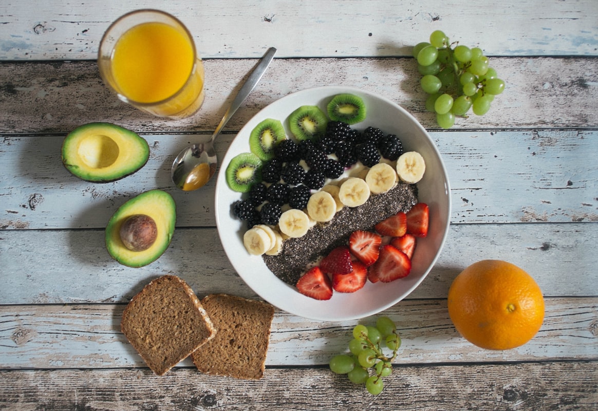 Healthy nutrition concept for men's weight loss